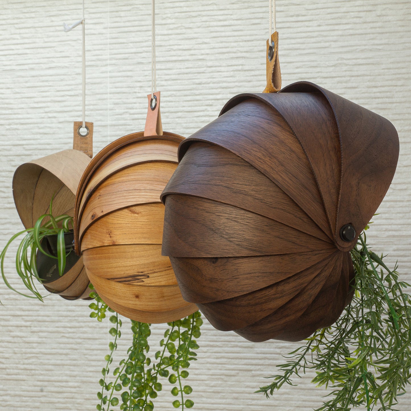 wooden plant hanger