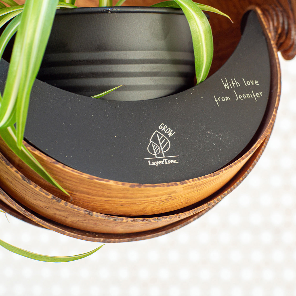 Personalised planter gift