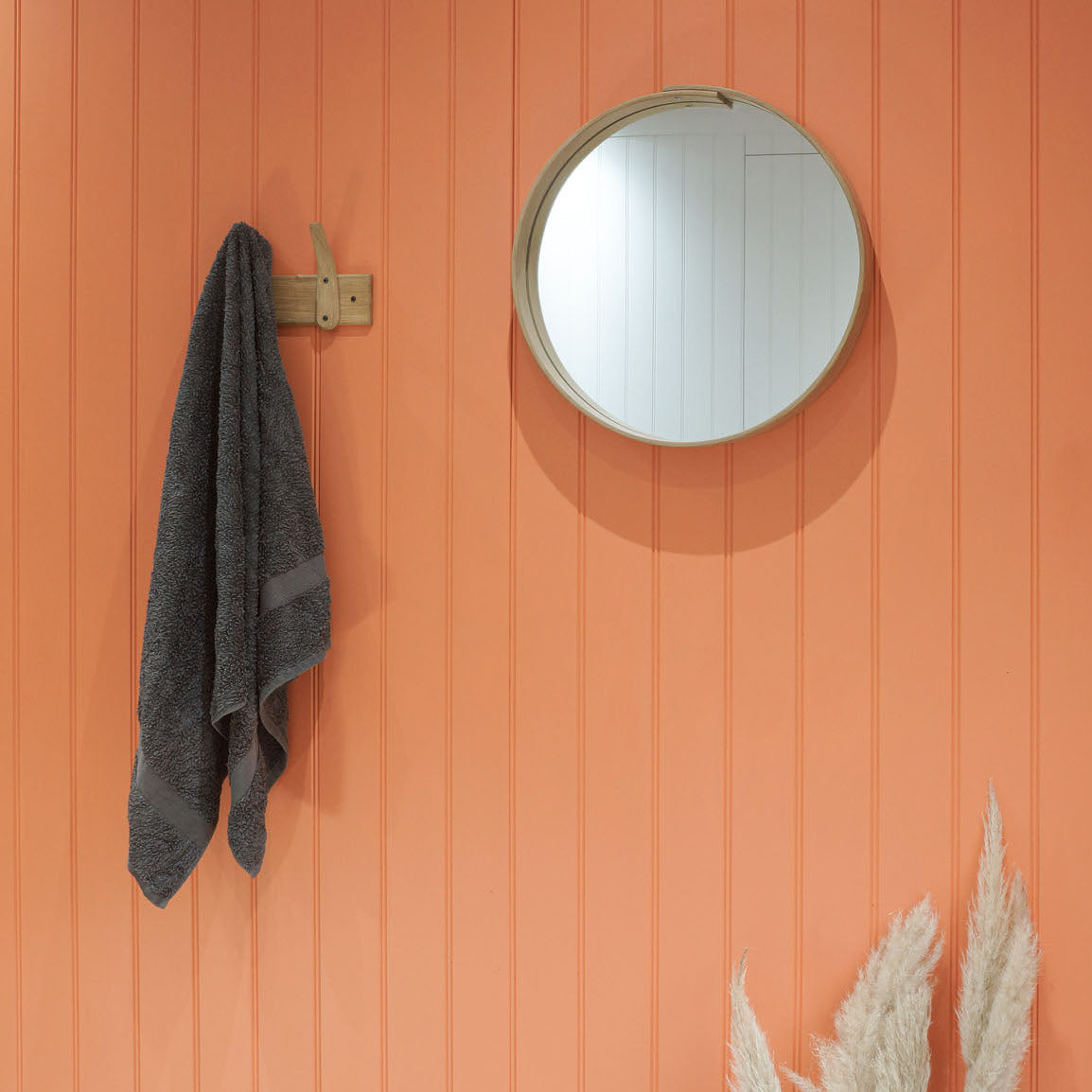 Wall mounted towel hooks. LayerTree.