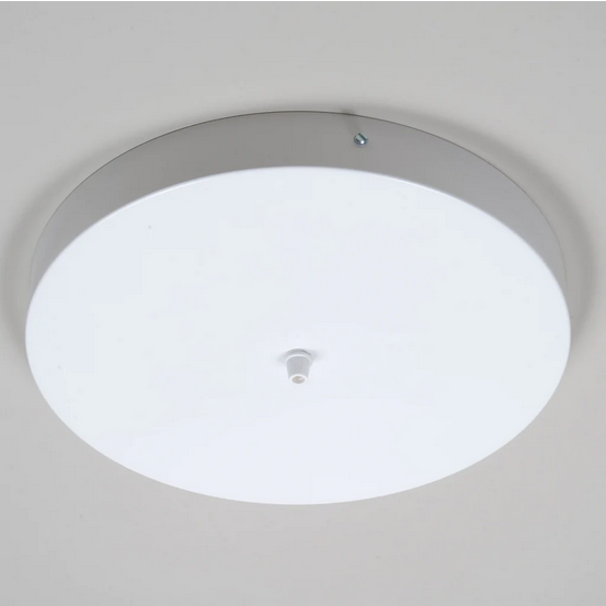 large white ceiling rose