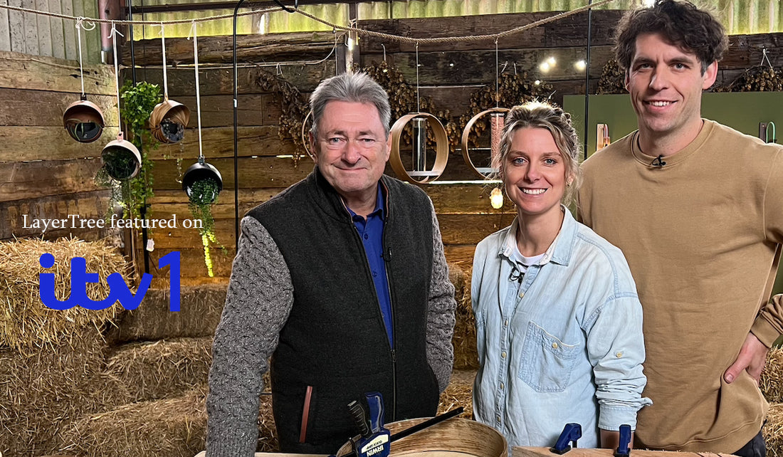 LayerTree Steam Bending Wood Featured on ITV Love Your Weekend with Alan Titchmarsh