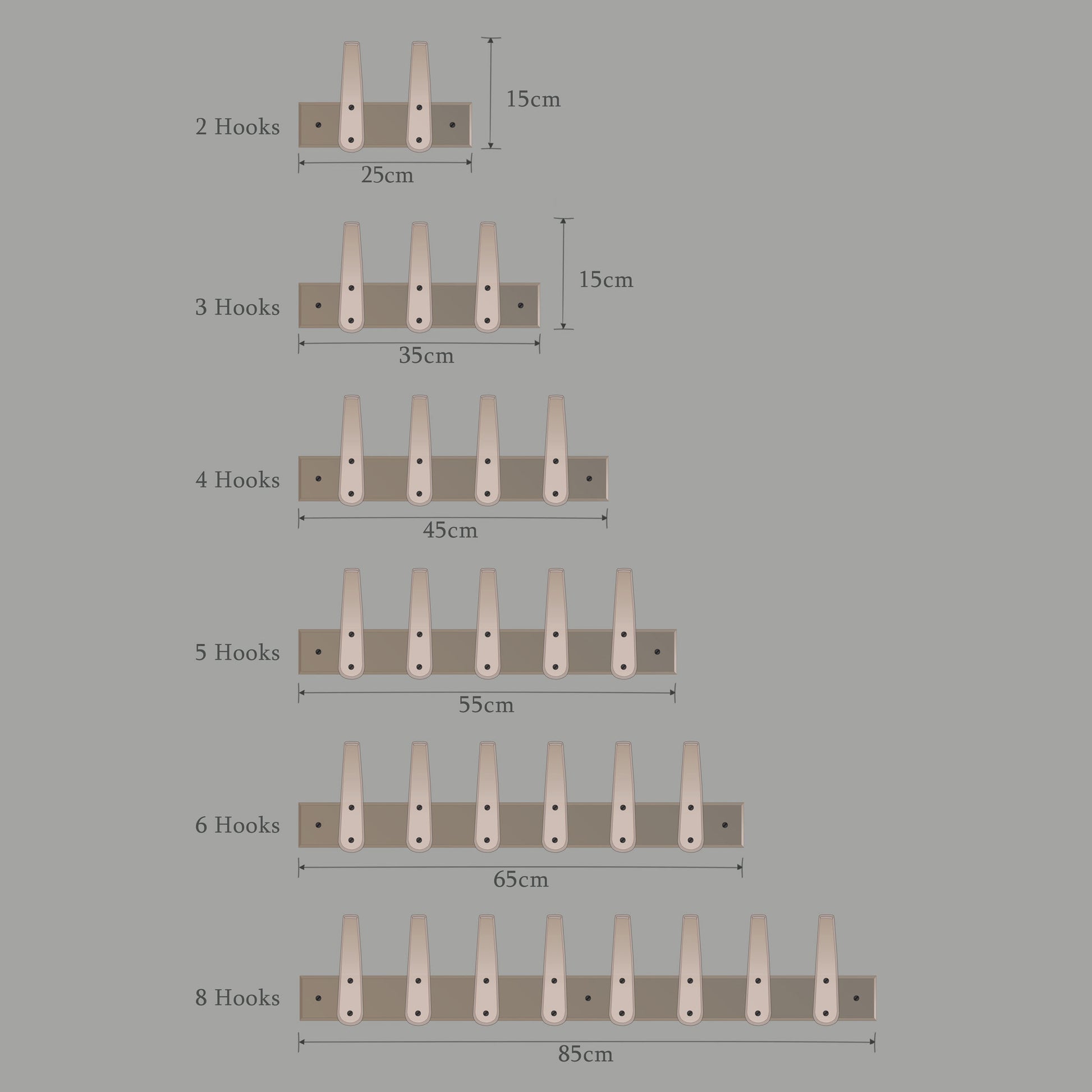 Coat Racks hook ASH natural finish - Main Image