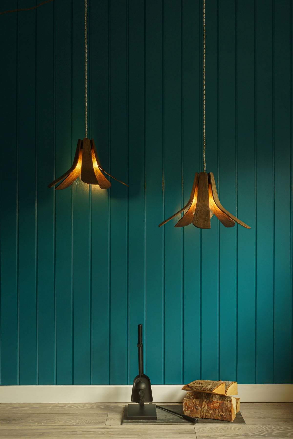 Contemporary wooden sale pendant lights