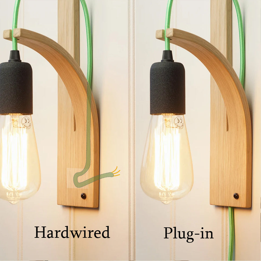 Plug in deals wall hanging lights